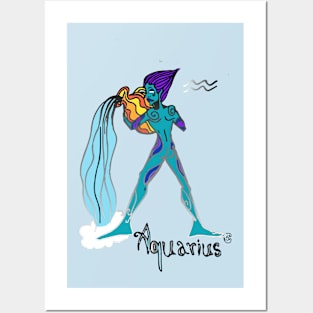 Aquarius Posters and Art